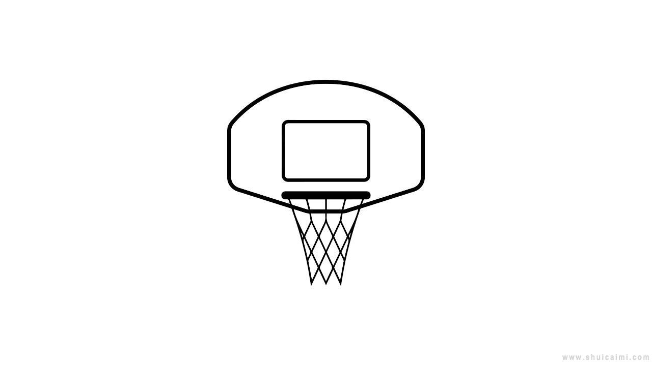 篮球框简笔画怎么画 篮球框简笔画简单又好看