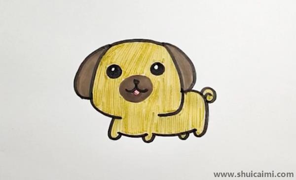 汪星人儿童画怎么画 汪星人简笔画可爱简单又好看