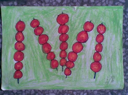 冰糖葫芦简笔画 如何画冰糖葫芦简笔画