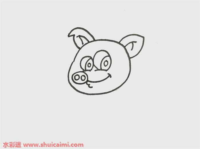 猪猪怎么画 猪猪简笔画彩色