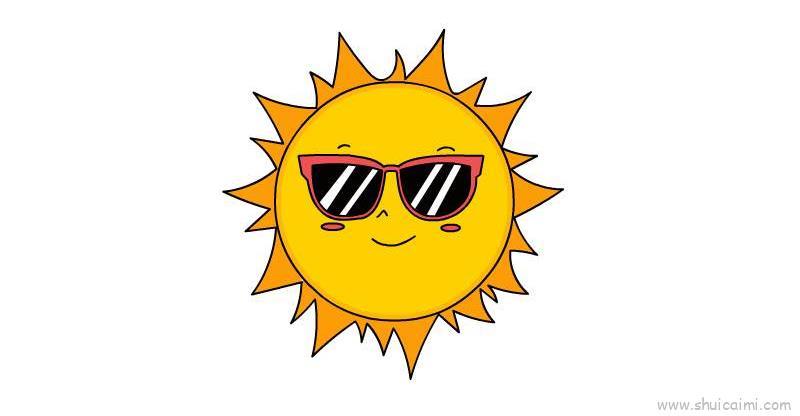 太阳儿童画怎么画 太阳简笔画简单又好看