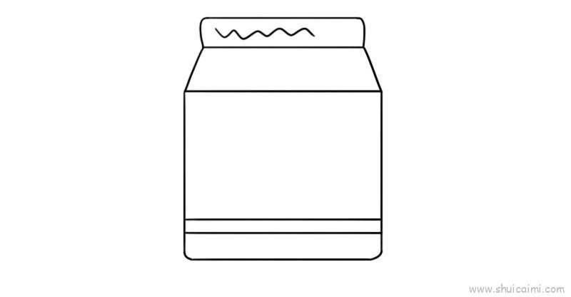 牛奶儿童画怎么画 牛奶简笔画好看