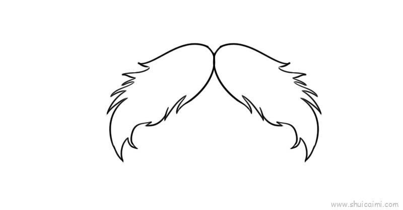 胡须儿童画怎么画 胡须简笔画好看