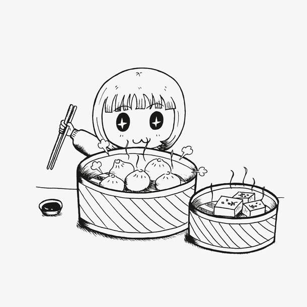 蒸糕简笔画简单 蒸糕的简笔画