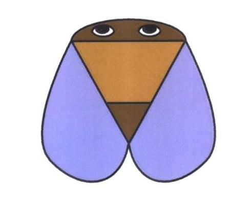 知了简笔画 知了简笔画图片