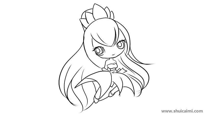 7个叶罗丽仙子陈思思简笔画怎么画 7个叶罗丽仙子陈思思简笔画画法