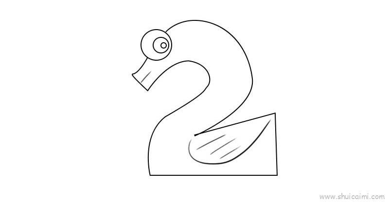 数字组成儿童画怎么画 数字组成简笔画顺序