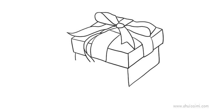 感恩节礼盒儿童画怎么画 感恩节礼盒简笔画图片大全