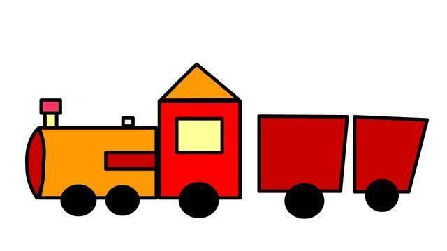 简笔画火车 简笔画火车头