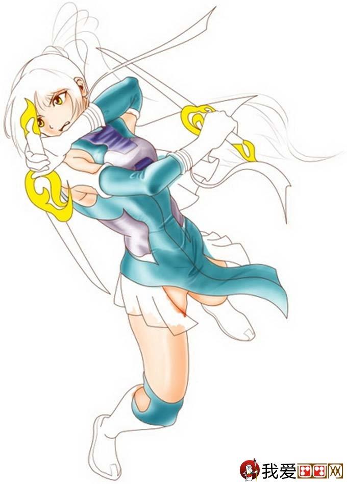 风格女斗士简笔画怎么画 风格女斗士简笔画简单又好看