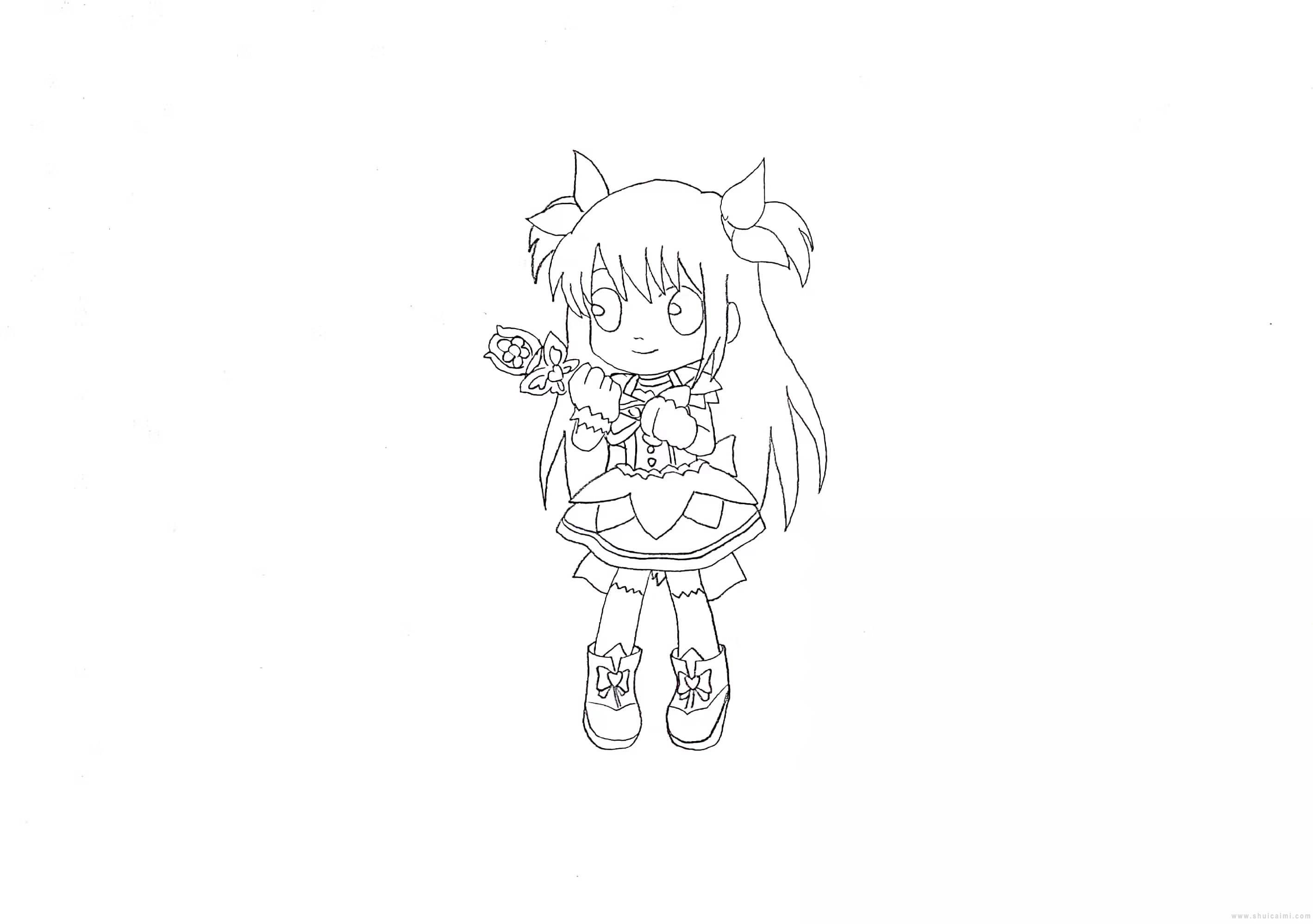 巴啦啦小魔仙简笔画怎么画 巴啦啦小魔仙简笔画顺序