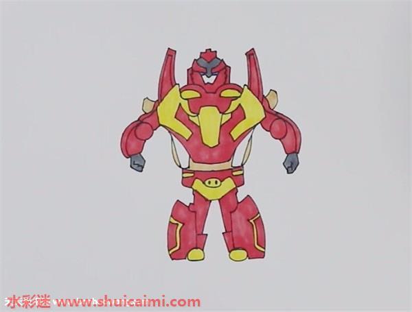 猪猪侠机器人怎么画 猪猪侠机器人简笔画简单彩色