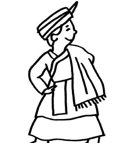 人物的简笔画 人物的简笔画图片大全