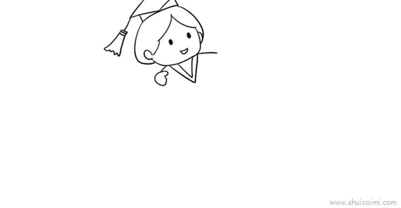 我们毕业了儿童画怎么画 我们毕业了简笔画顺序