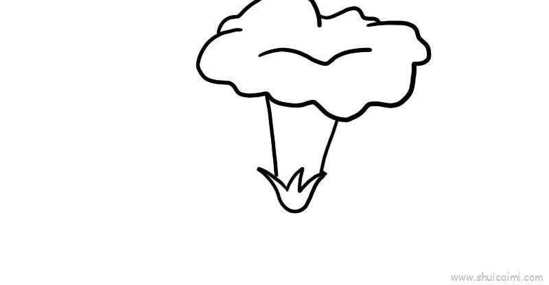 喇叭花儿童画怎么画 喇叭花简笔画顺序