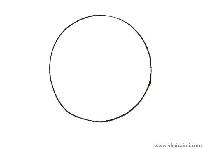 狮子彩色儿童简笔画