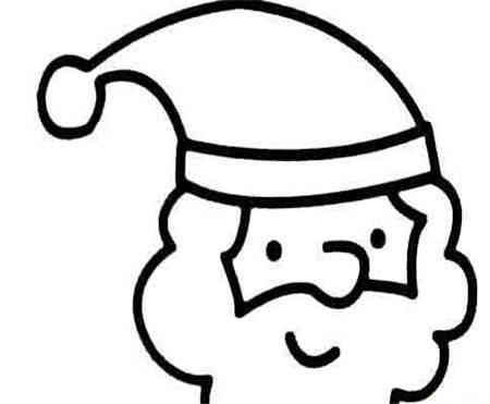 圣诞老人简笔画 圣诞老人简笔画可爱