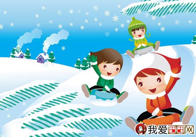 儿童画冬天的画画图片有关冬天和堆雪人的儿童简笔画怎么画 儿童画冬天的画画图片有关冬天和堆雪人的儿童简笔画好看