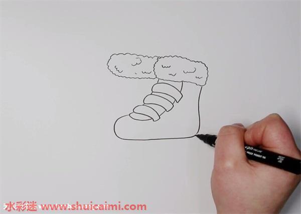 溜冰鞋怎么画 溜冰鞋简笔画图片带颜色