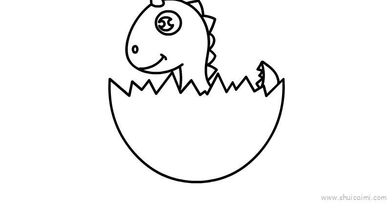 破壳而出儿童画怎么画 破壳而出简笔画图片