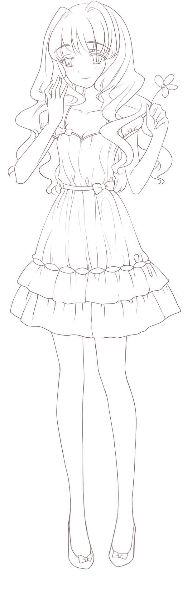 美人简笔画图片大全 美人简笔画图片大全大图