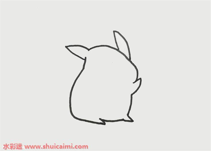 皮卡丘怎么画简单又可爱全身 卡通最萌皮卡丘简笔画彩色