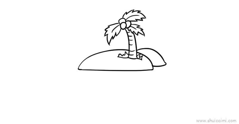 海边儿童画怎么画 海边简笔画顺序