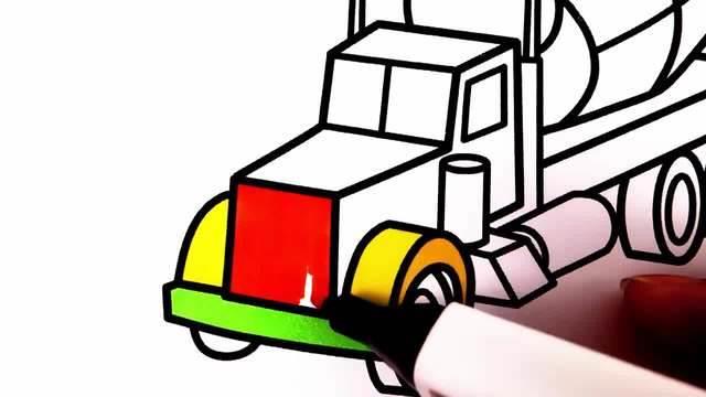 搅拌车简笔画图片大全 搅拌车简笔画图片大全幼儿