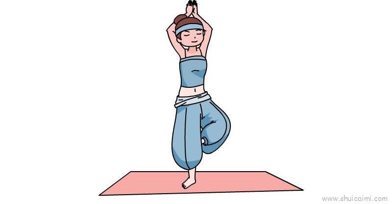 瑜伽儿童画怎么画 瑜伽简笔画步骤