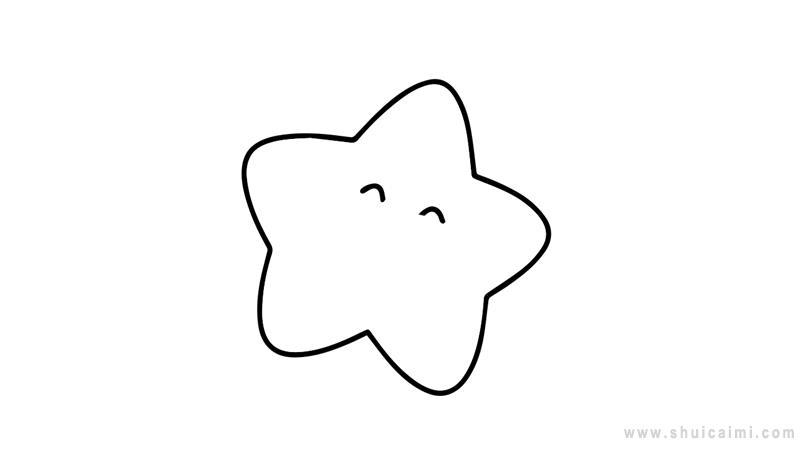 小星星简笔画怎么画 小星星简笔画步骤