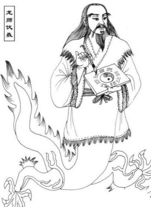 伏羲儿童简笔画 伏羲儿童简笔画图片大全