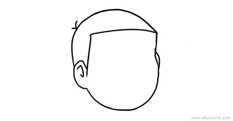 人脸儿童画怎么画 人脸简笔画简单