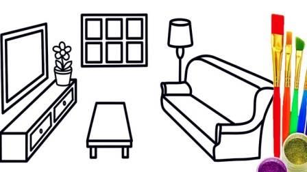客厅简笔画 客厅简笔画儿童