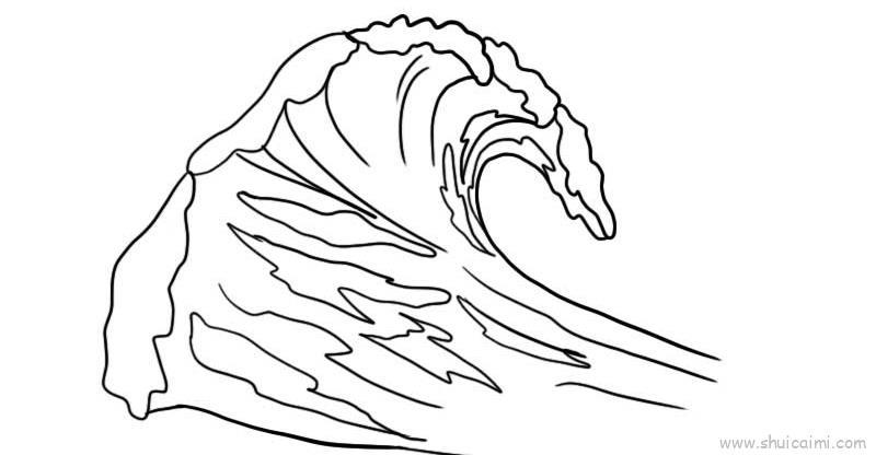 水儿童画怎么画 水简笔画图片