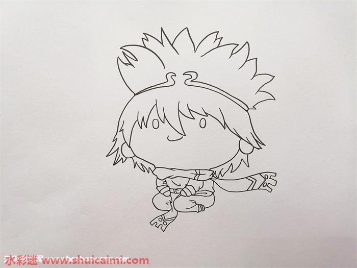 嘉德罗斯怎么画 嘉德罗斯简笔画漂亮