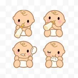 婴儿简笔画 婴儿简笔画女孩