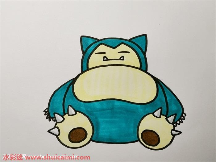 神奇宝贝卡比兽怎么画 神奇宝贝卡比兽简笔画简单易画