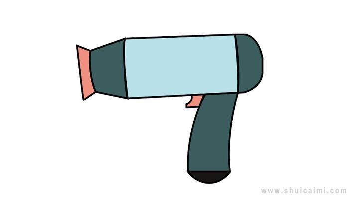 ​电吹风简笔画怎么画 ​电吹风简笔画图片大全