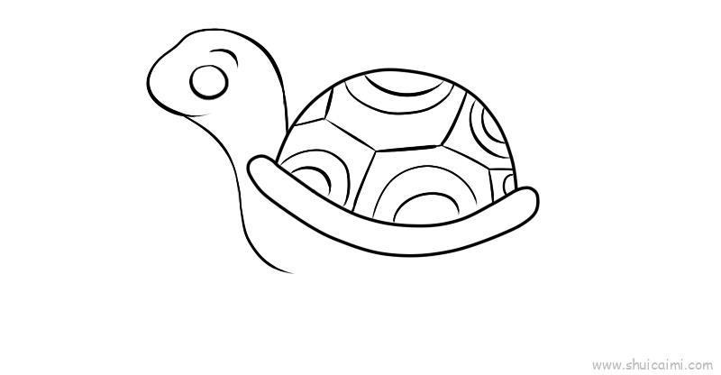 乌龟儿童画怎么画 乌龟简笔画画法