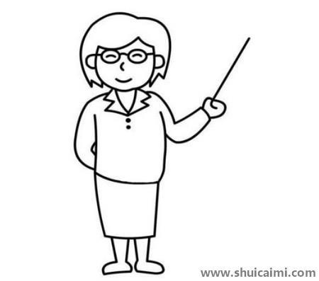 教师儿童简笔画
