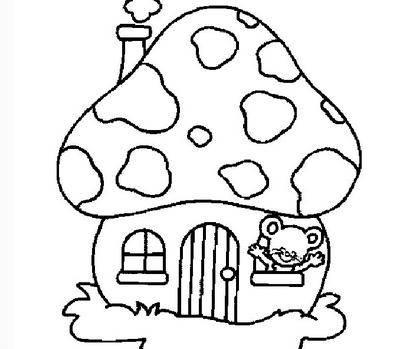 简笔画 房子简笔画房子图片带颜色