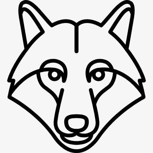 狼头简笔画图片大全 狼头简笔画图片大全大图