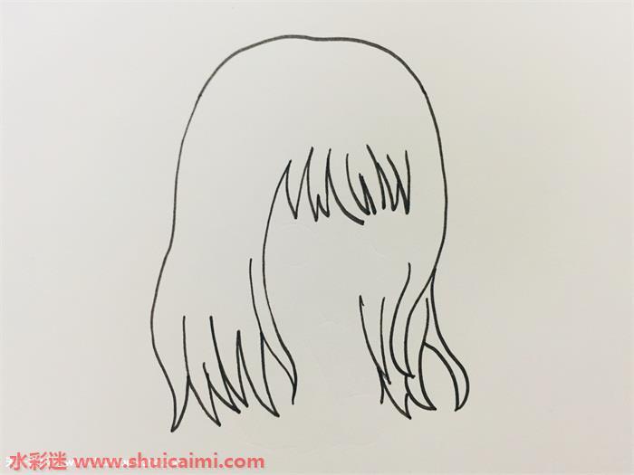 动漫人物赤木晴子怎么画?赤木晴子简笔画步骤教程