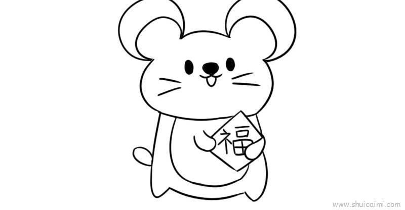 福鼠儿童画怎么画 福鼠简笔画画法