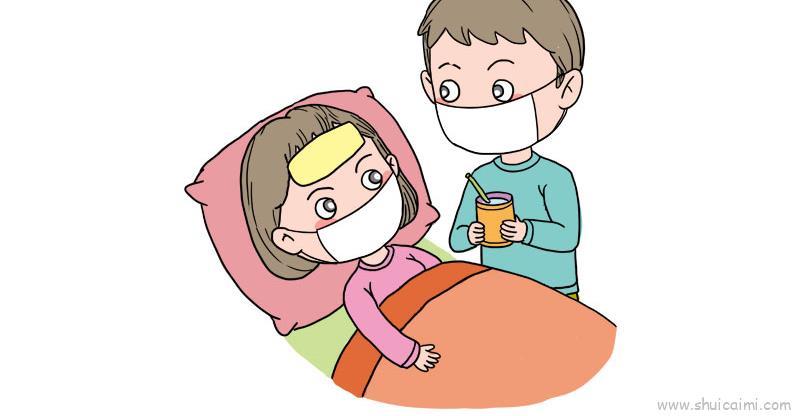 肺炎儿童画怎么画 肺炎简笔画画法