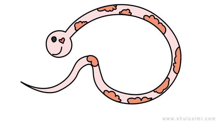 蛇简笔画怎么画 蛇简笔画图片大全
