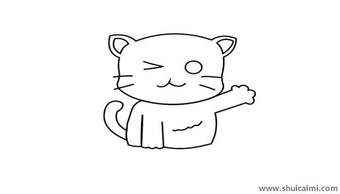 线猫动物画简笔画怎么画 线猫动物画简笔画图片