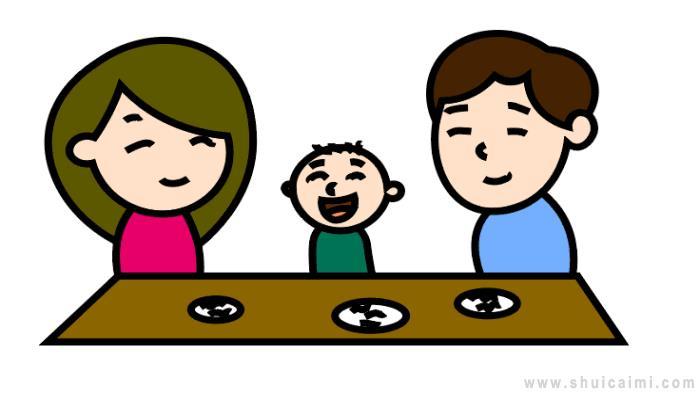 团圆饭简笔画怎么画 团圆饭简笔画步骤