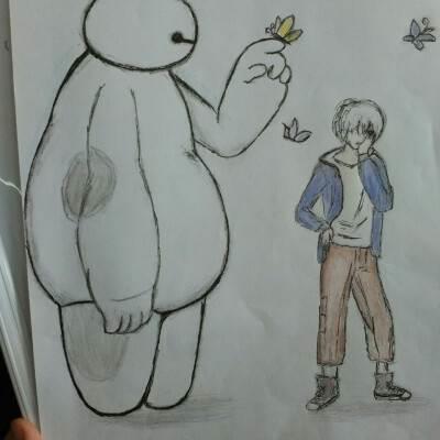 简笔画大白 简笔画大白医生抗疫大白怎么画