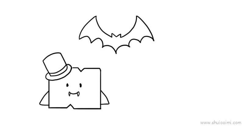 万圣节手账儿童画怎么画 万圣节手账简笔画顺序